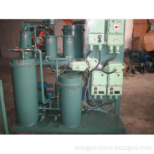 Lubricating oil purification plant